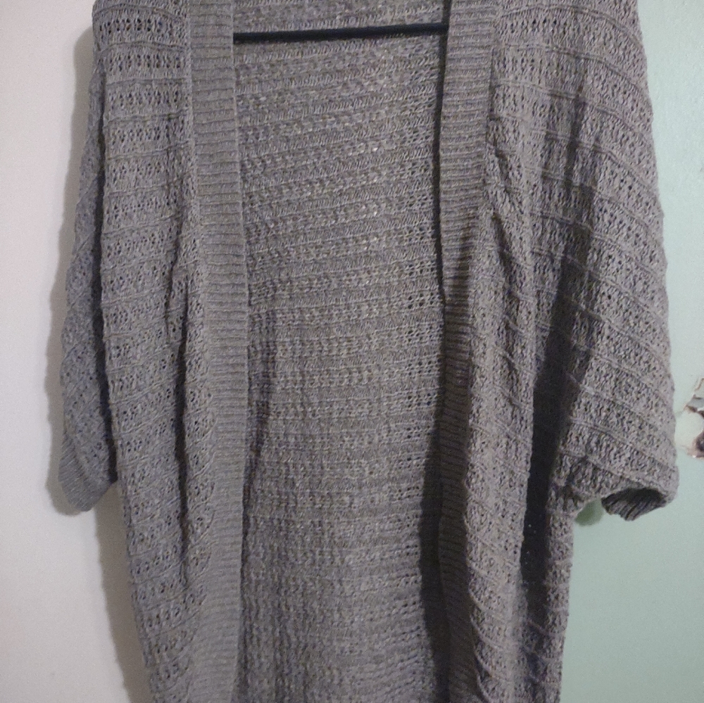 Woman's Crochet‎ Ribbed Shrug cartigan pattern